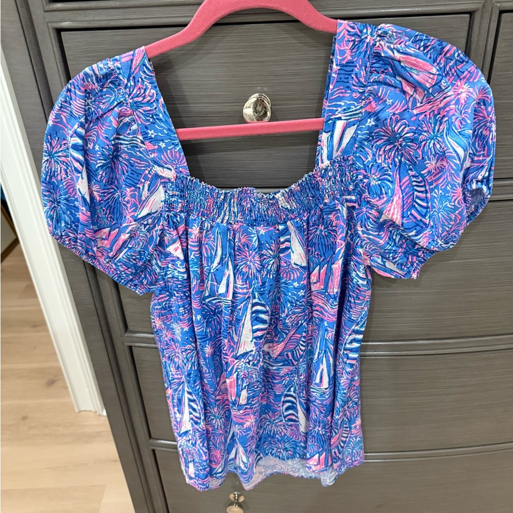 Lily Pulitzer Shirt Sleeve Shirt